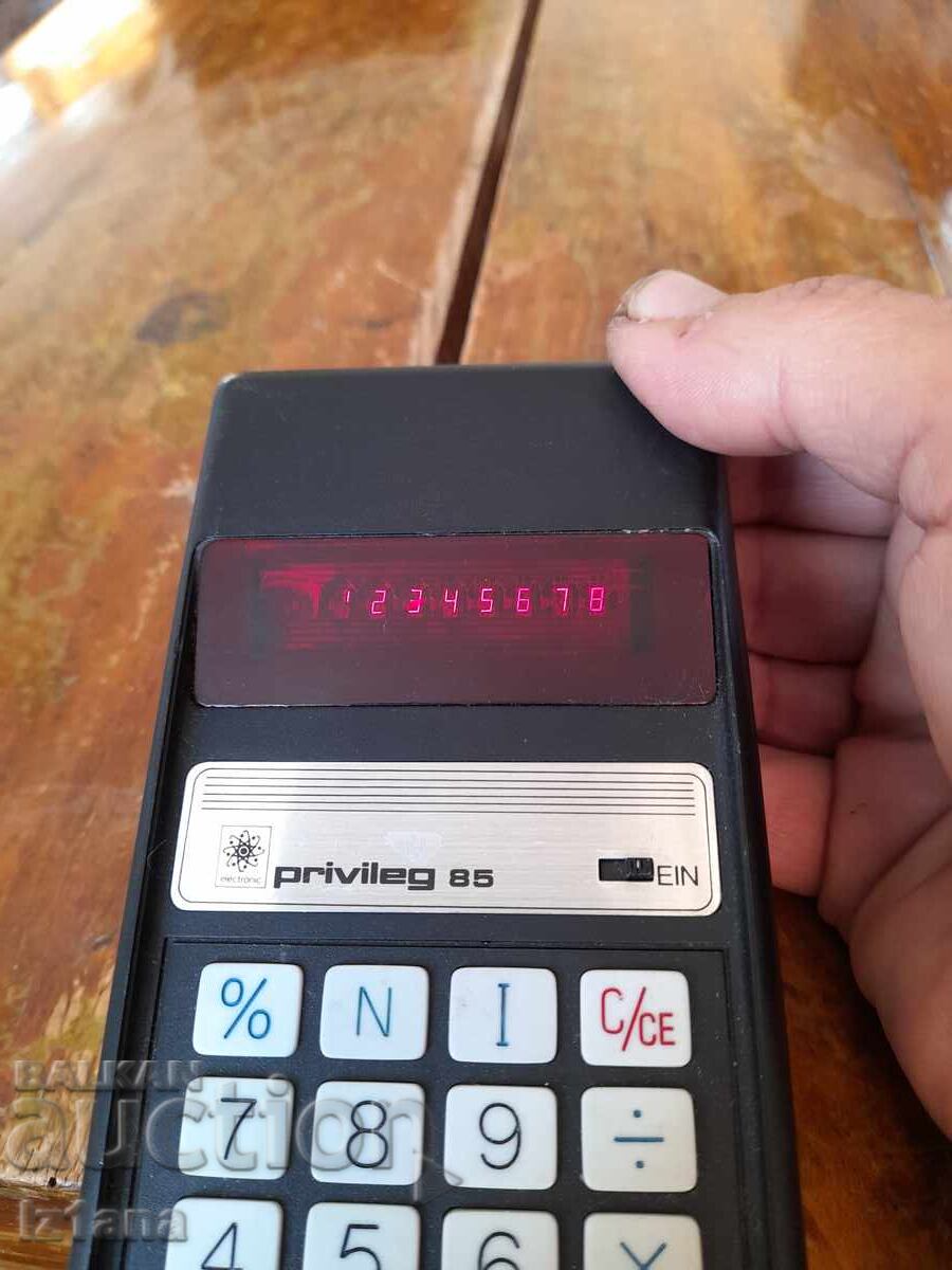 Old calculator Privileg 85 - 6
