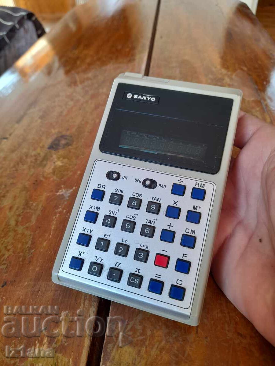 Calculator vechi Sanyo CZ-8106 cu preț € 43.00 | 84.10 BGN