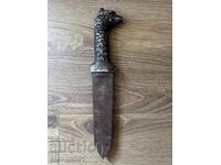 Cuțit vechi cu cap de vultur
