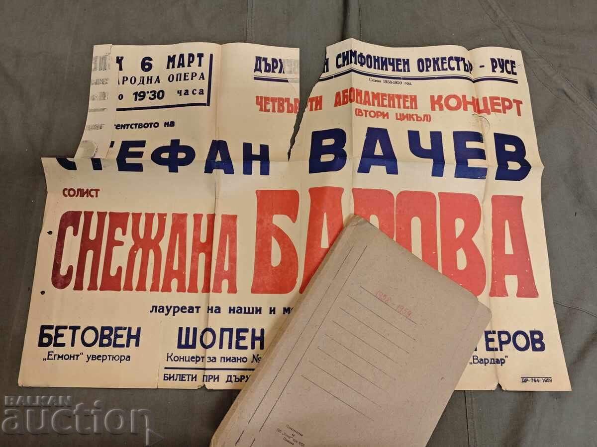 Afiș concert Afiș concert