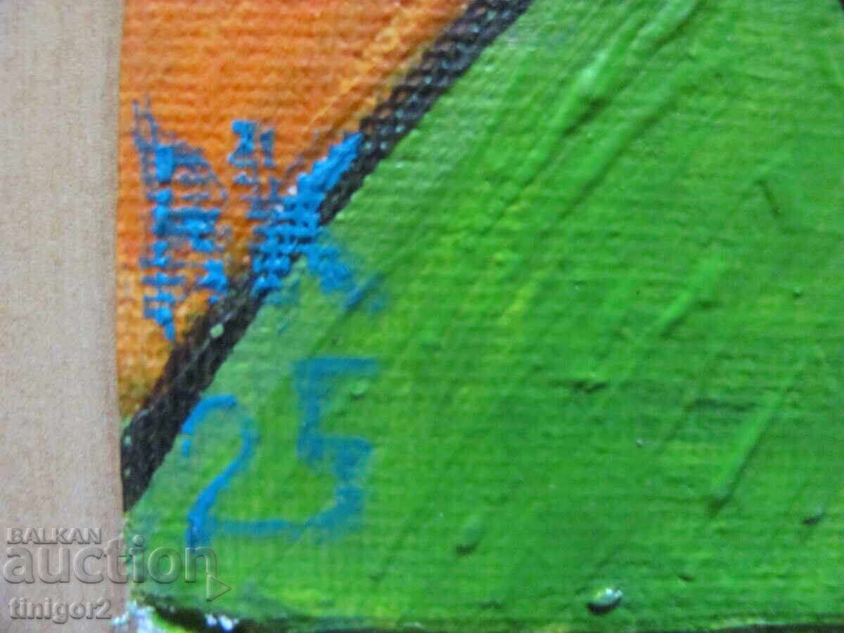 Аукцион Картина масло, картон, подпис 40х30см.