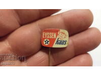 Eyssen cheese advertising badge, cheese brand