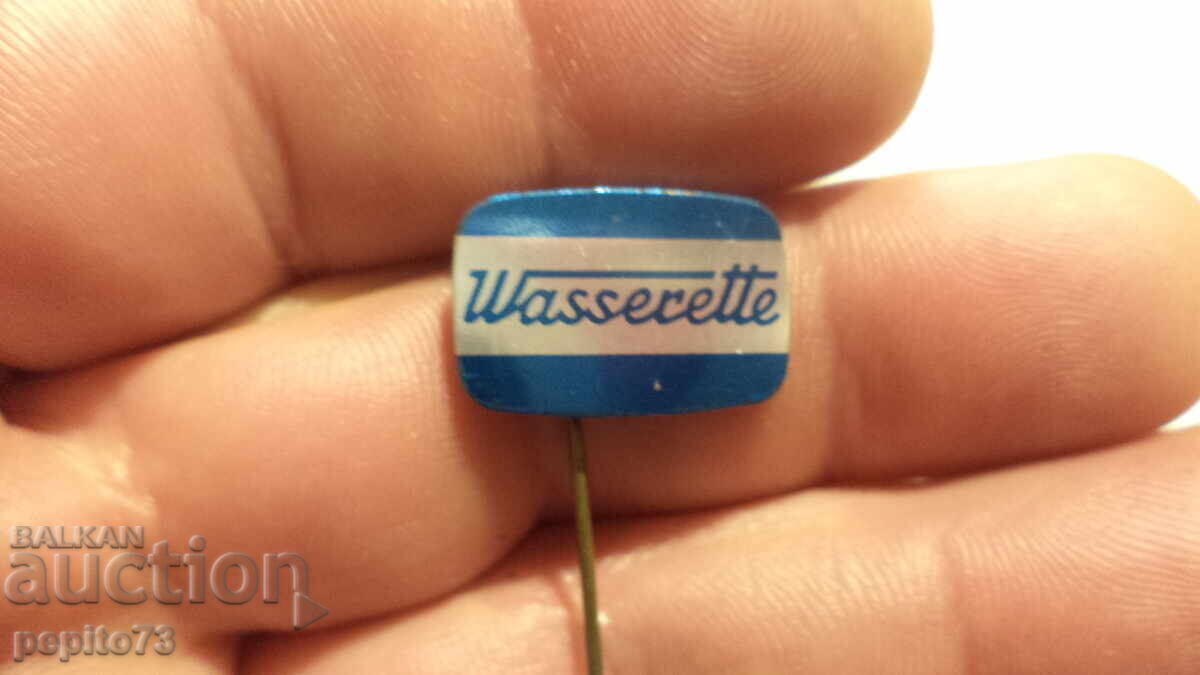 Σημάδι διαφήμισης Wasserette, δημόσιο πλυντήριο Σημάδι διαφήμισης Wasserette, δημόσιο πλυντήριο