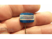 Σημάδι διαφήμισης Wasserette, δημόσιο πλυντήριο