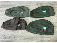 Lot de șepci militare - de iarnă și de vară - 4 bucăți