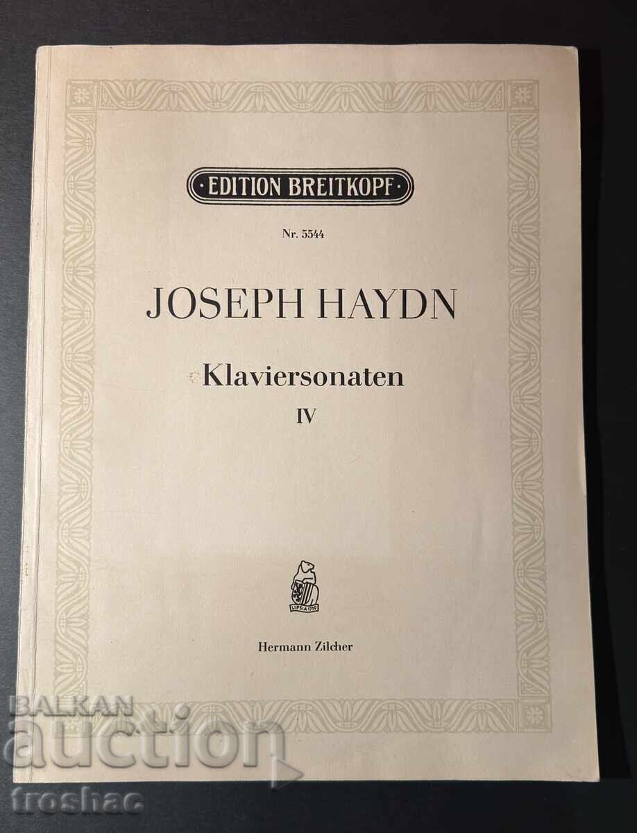 Παλαιό Βιβλίο Μουσικών Παρτιτούρων από Γνωστούς Συνθέτες