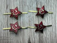 Lot de Stele cu cinci colțuri - 4 bucăți