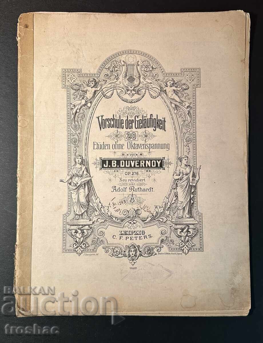 Παλαιό Βιβλίο Μουσικών Παρτιτούρων από Γνωστούς Συνθέτες