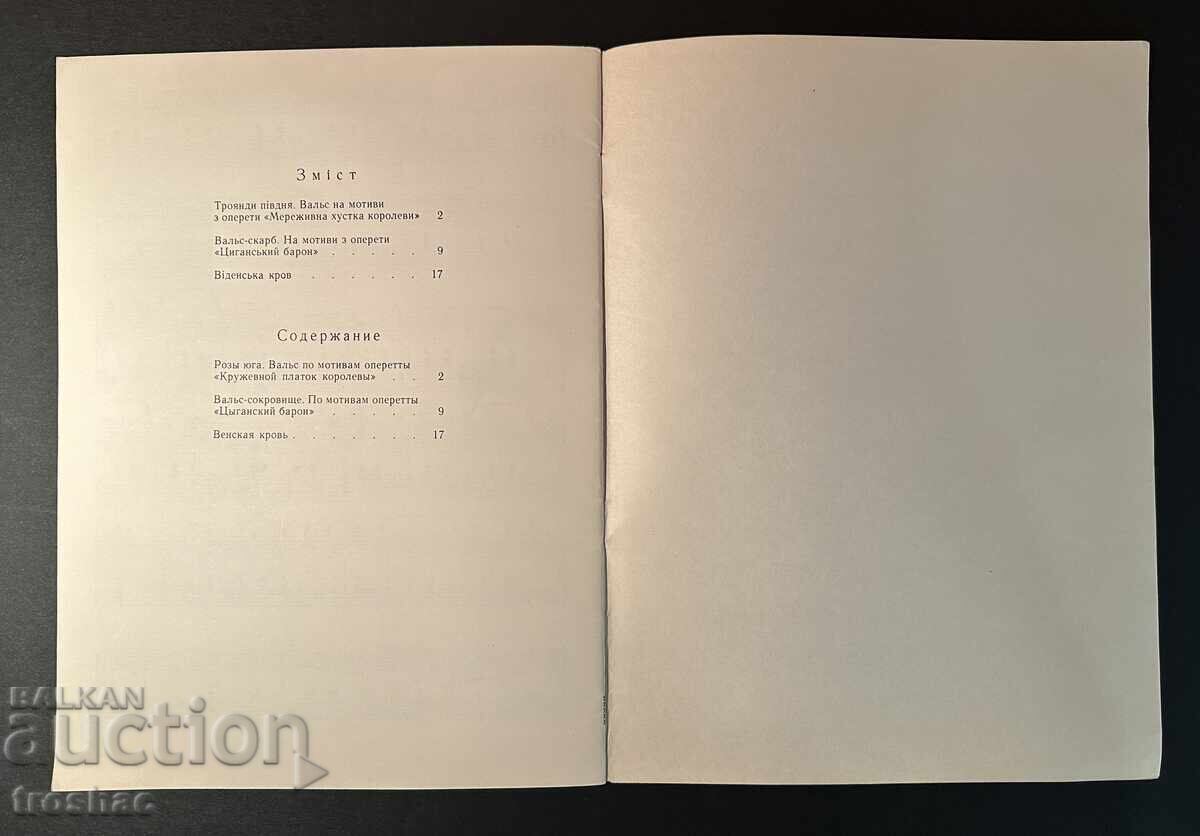 Παράδοση Παλαιό Βιβλίο Μουσικών Παρτιτούρων από Γνωστούς Συνθέτες