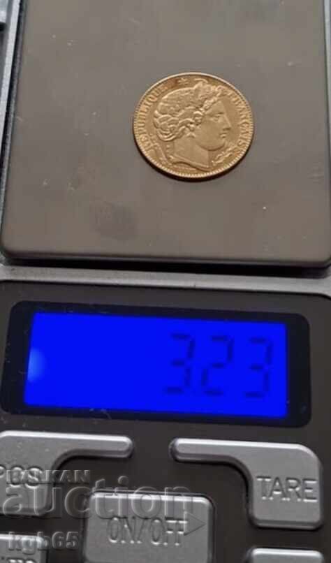 10 Francs 1899 France Gold - 5