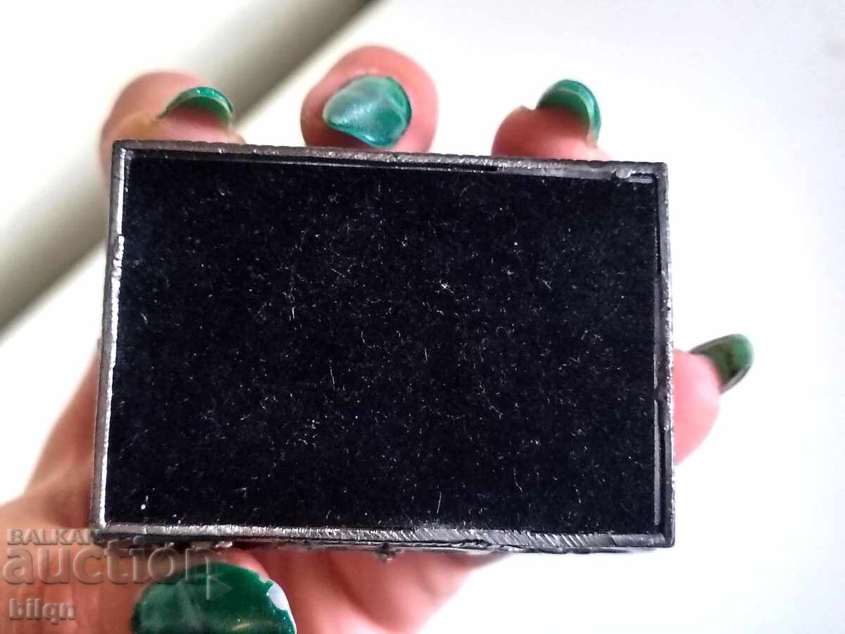 Страхотна Много Стара Кутия За Бижута,Дранкулки Със Корона - 5