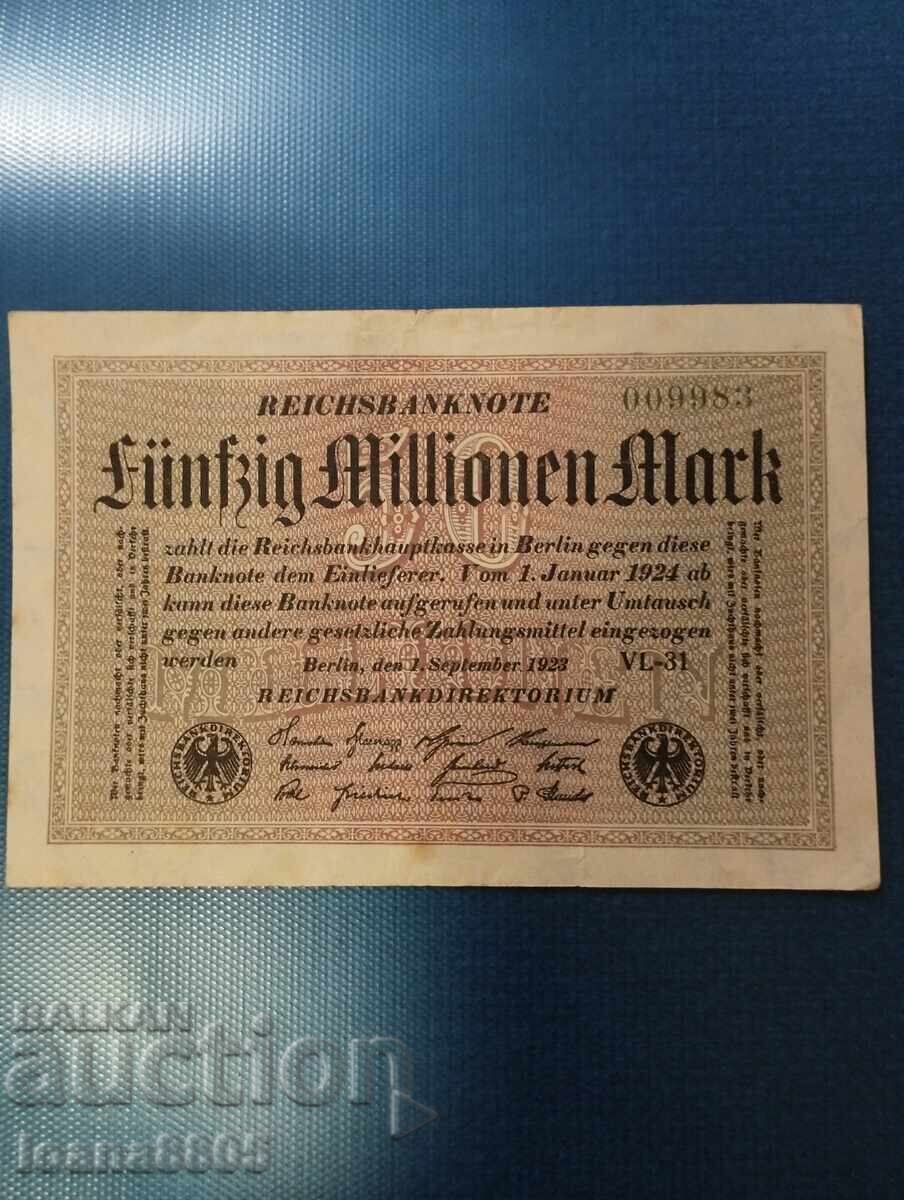 Германия 50 милиона марки 1923г.