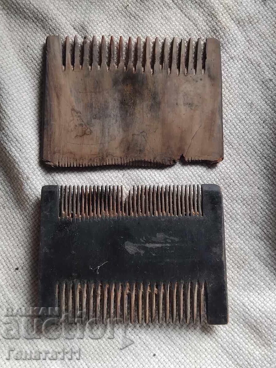 Παλιά χτένια από κέρατο
