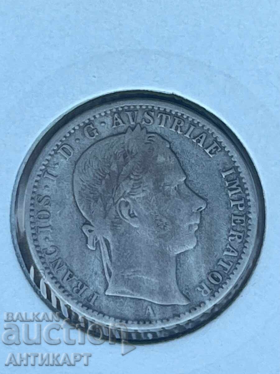 Redka ασημένια νομίσματα Αυστρίας 1/4 φλορίνι 1859 εξαιρετικό με τιμή € 25.00 | 48.90 BGN