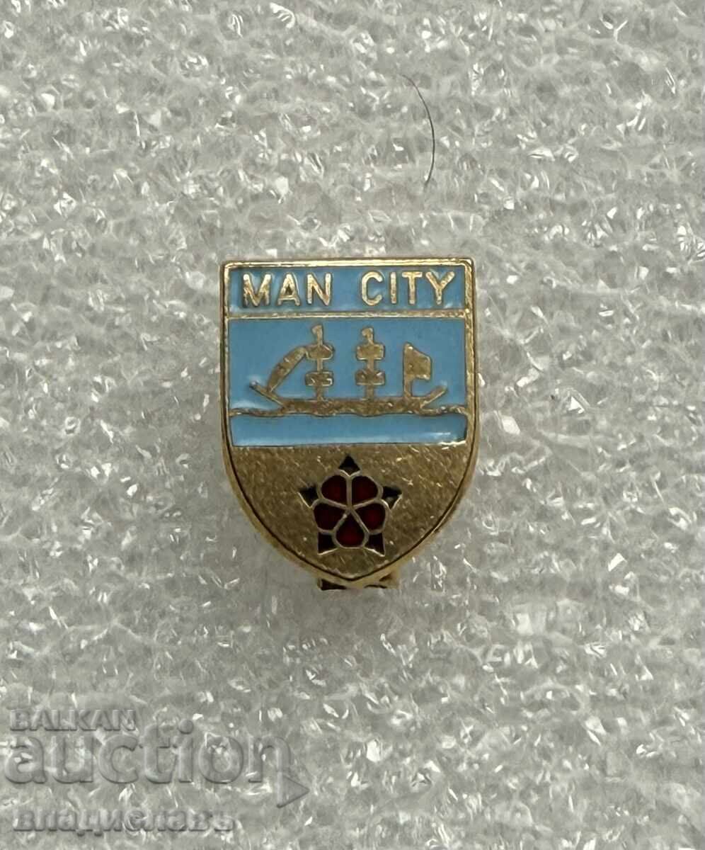 Παλαιό σήμα Μάντσεστερ Σίτι ΦΚ ποδόσφαιρο Αγγλία Manchester City