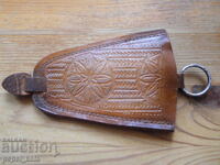 Ретро кожен калъф - ключодържател