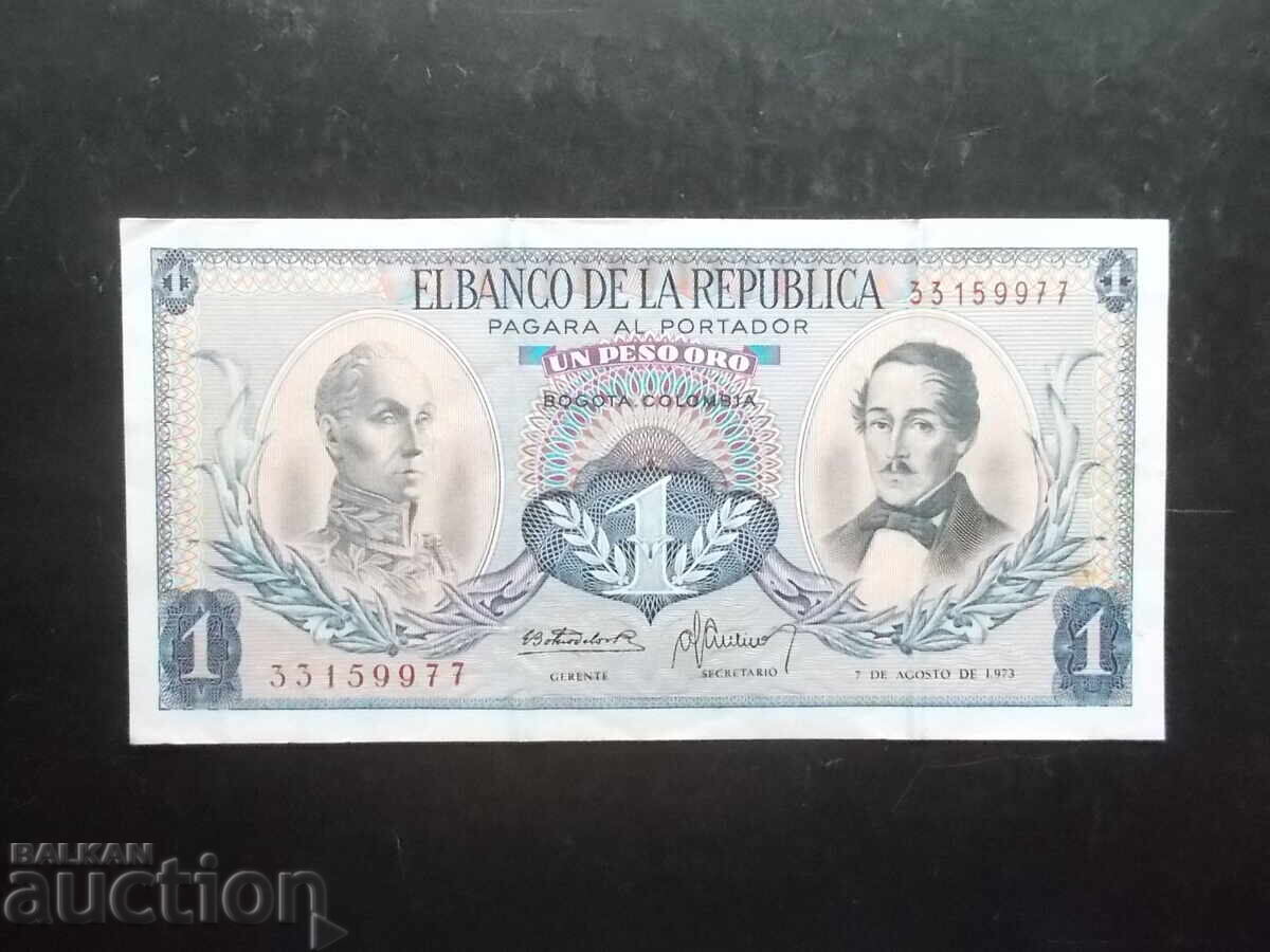 COLUMBIA, 1 peso, 1973