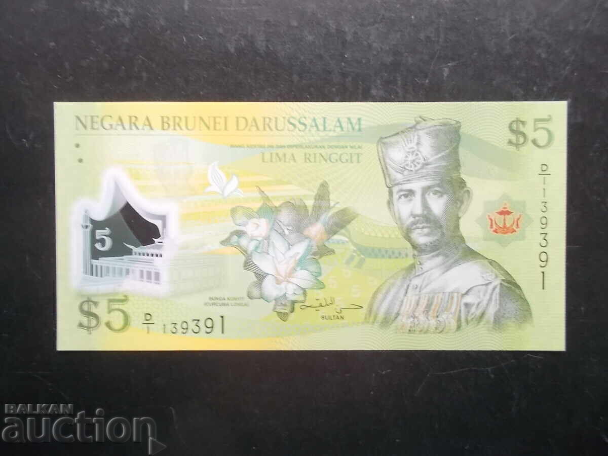 БРУНЕЙ , 5 $ , 2011 , UNC