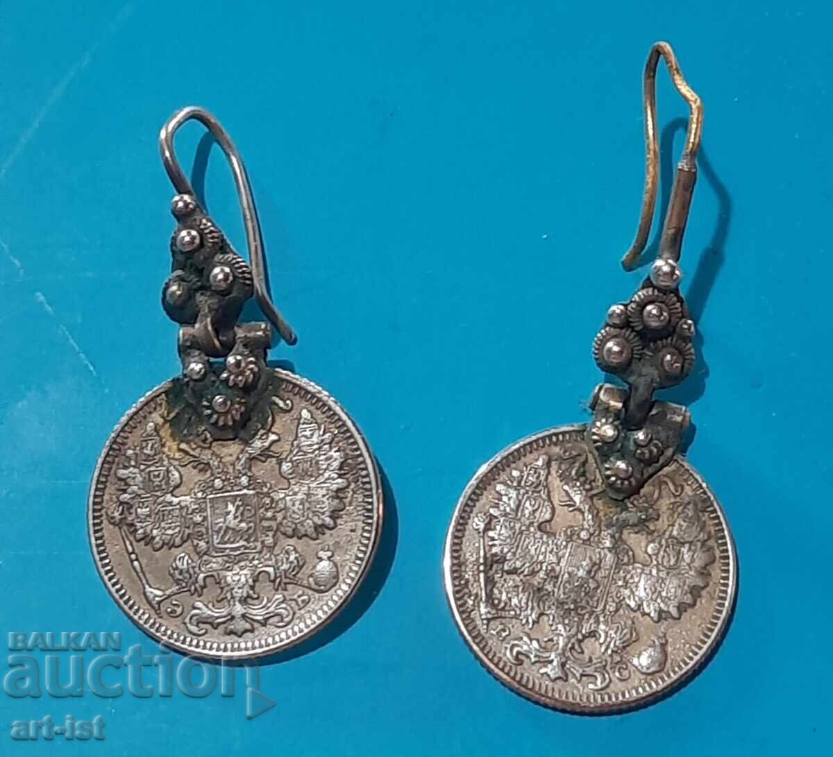 Cercei din argint renascentist Cercei din argint renascentist