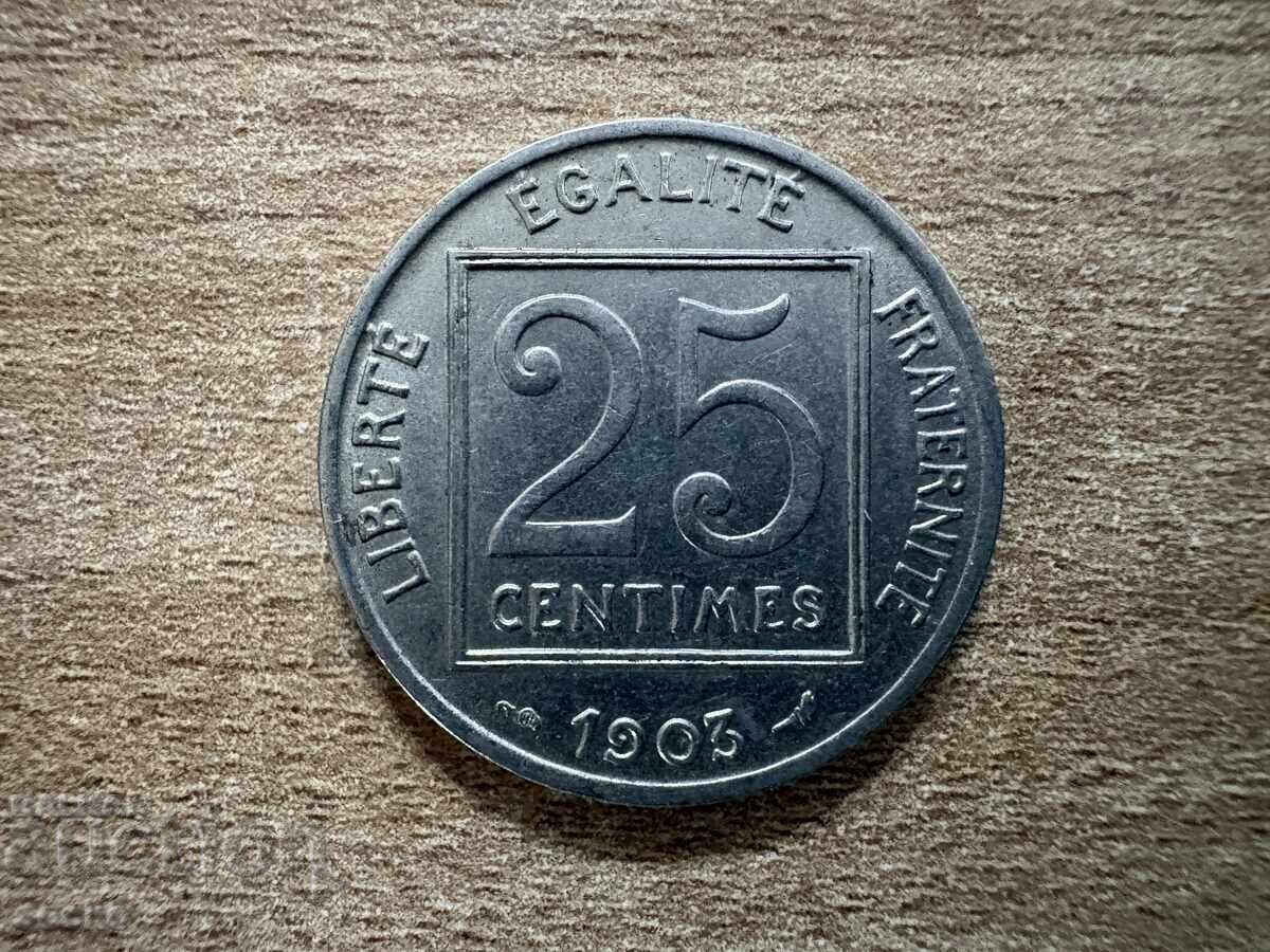 Γαλλία - 25 λεπτά (1903)