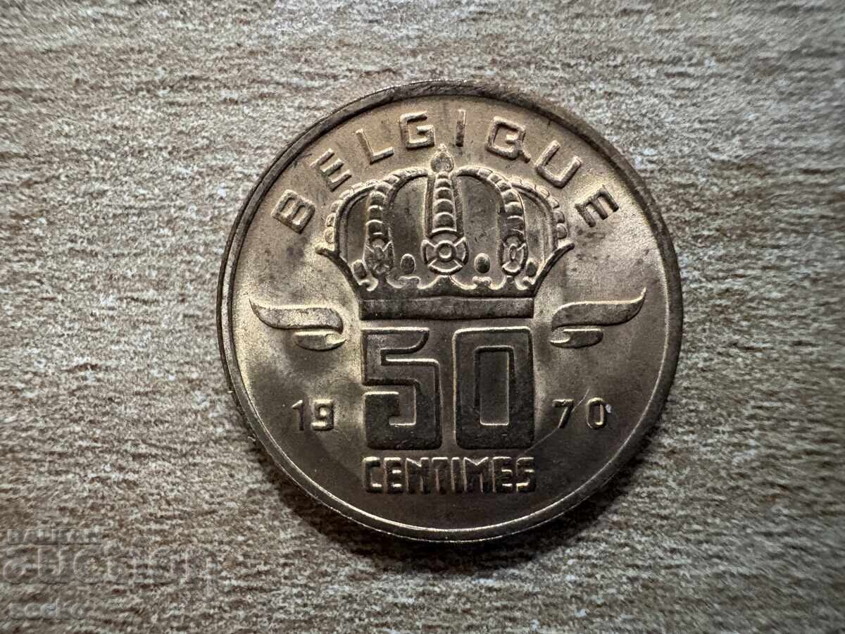Белгия - 50 сантима (1970) - BELGIQUE