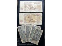 6 БРОЯ БАНКНОТИ 3 5 50 ЛЕВА 1951 Г.