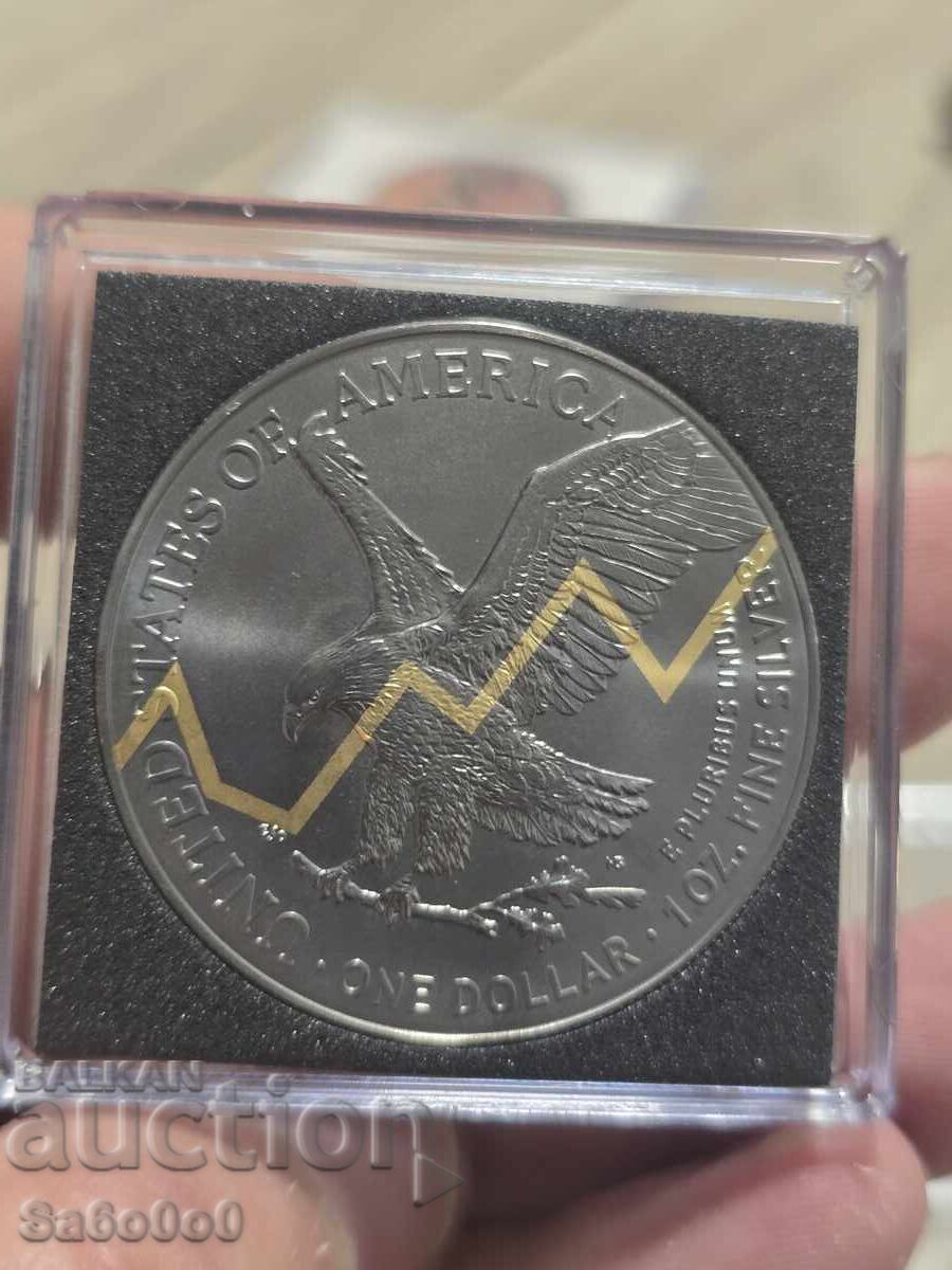 American Silver Eagle "Hossa Bull Market" от 2024 г. с цена € 140.00 | 273.82 лв.