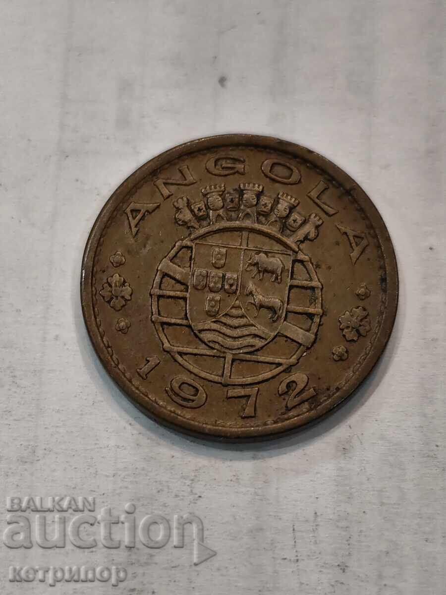 1 ескудо Ангола 1972 г. мед