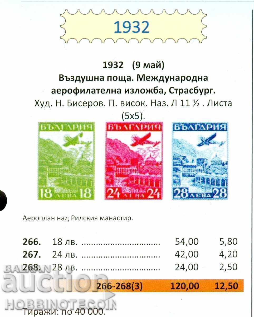 Δημοπρασία ΑΕΡΟΠΟΡΙΚΟ ΤΑΧΥΔΡΟΜΕΙΟ - ΣΤΡΑΣΒΟΥΡΓΟ - BK 265 - 28 Λέβα - 1932 MNH