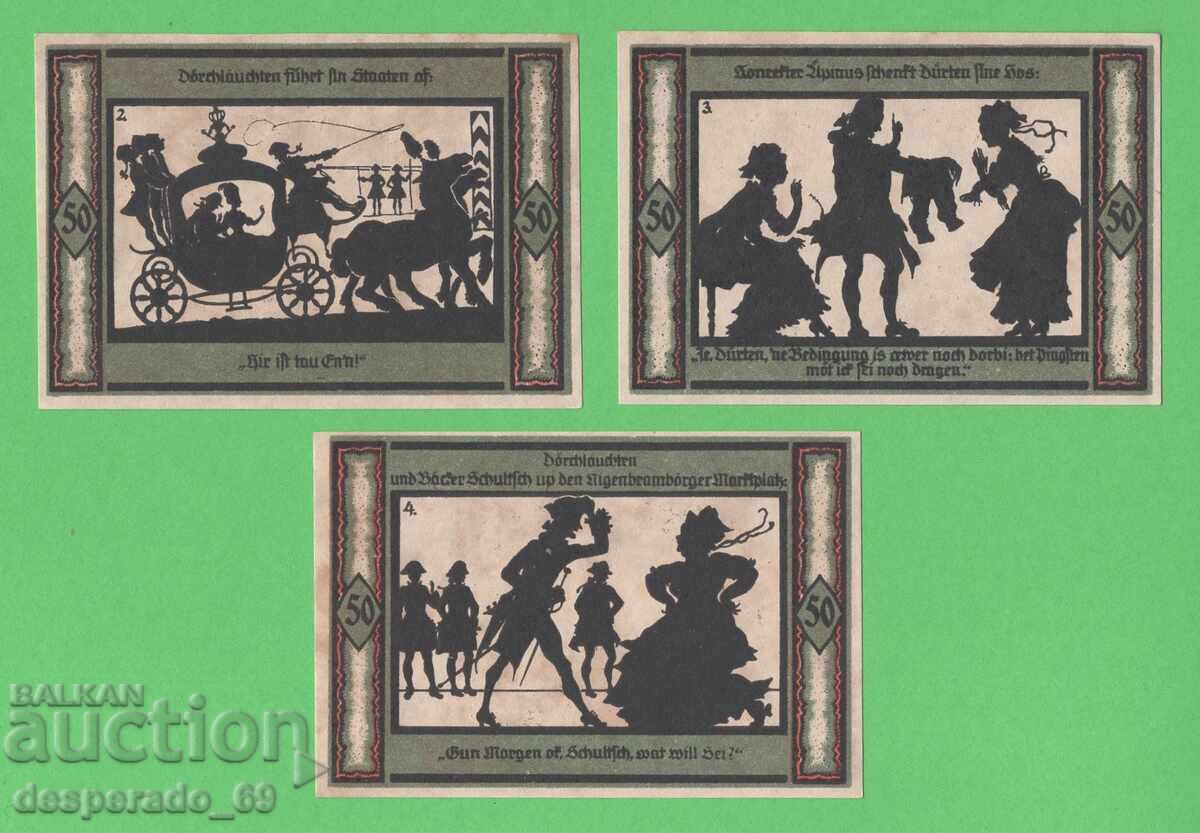 (¯`'•.¸NOTGELD (gr. Neustrelitz) 1921 UNC -5 buc. bancnote '¯)