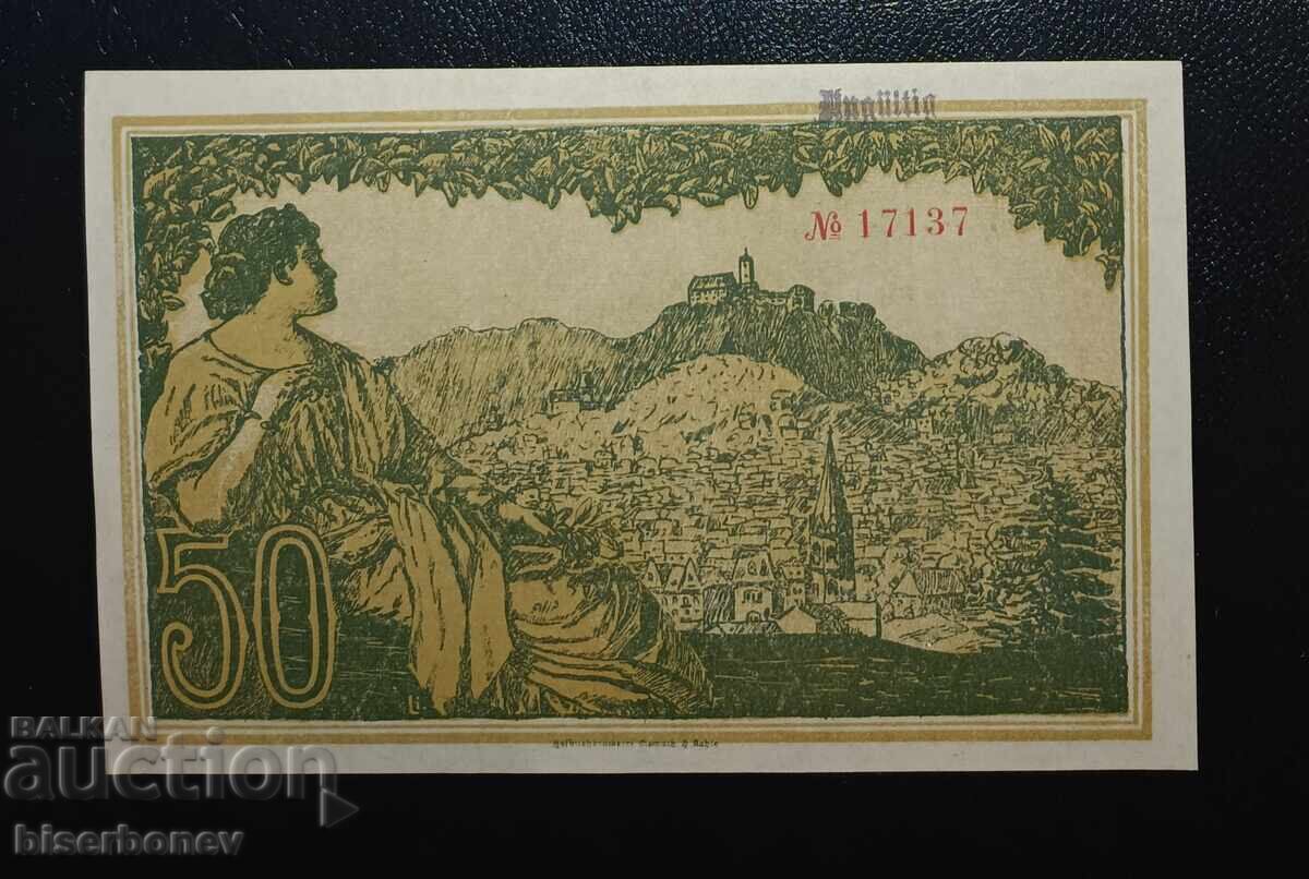 Germania, Germania / Eisenach 50 mărci 1918, UNC cu preț € 12.00 | 23.47 BGN