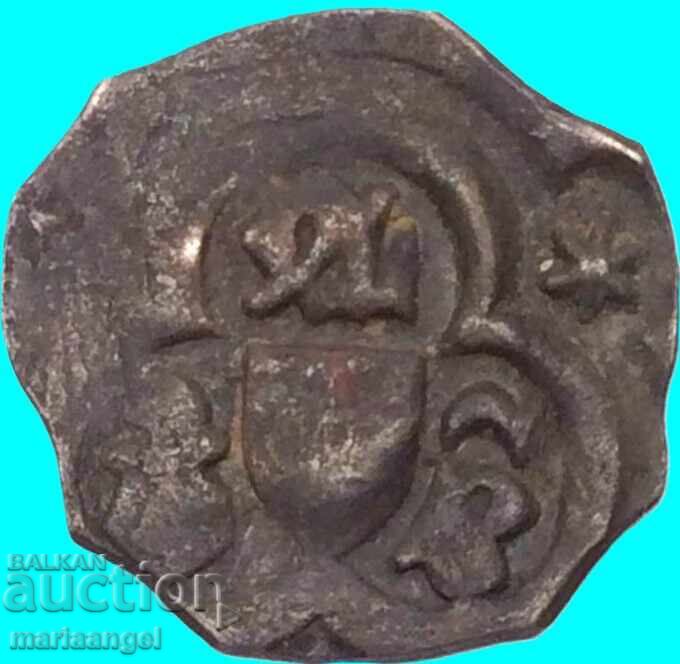 Δημοπρασία 1 pfenig με 2 αστέρια Αυστρία Βιέννη Αλbrecht V νόμισμα με 1 όψη