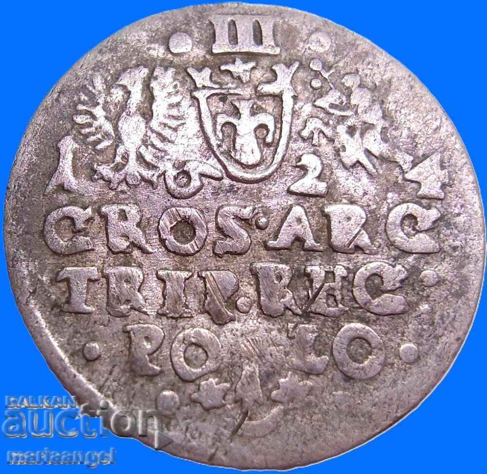 Delivery of Poland 3 groszy (troika) 1624 Sigismund III silver - rare