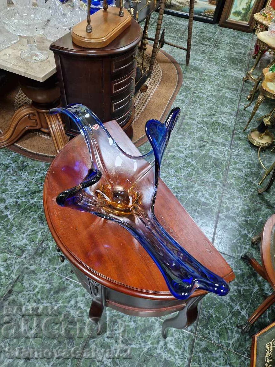 Livrarea Cupă fructieră Murano italiană mare, unică