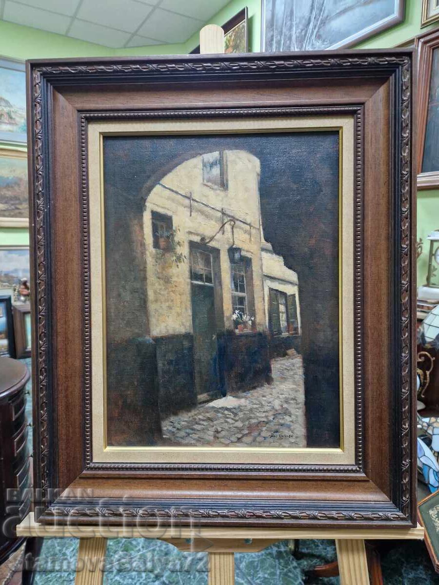 Страхотна майсторска авторска картина масло върху платно с цена € 127.00 | 248.39 лв.