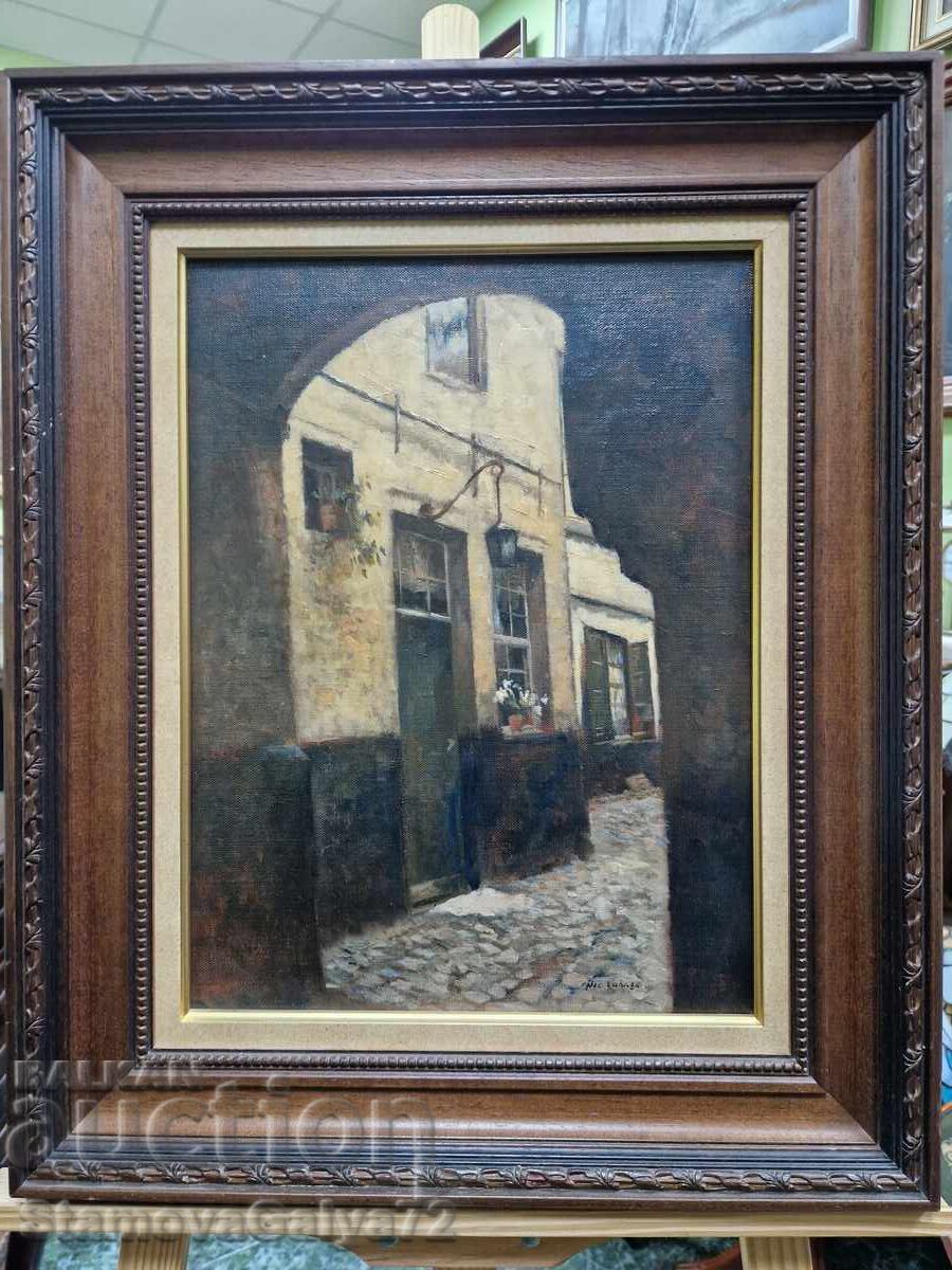 Аукцион Страхотна майсторска авторска картина масло върху платно