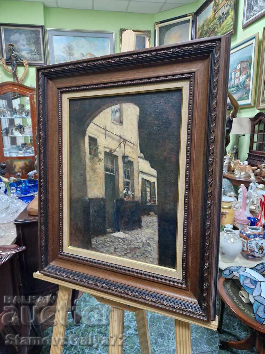 Страхотна майсторска авторска картина масло върху платно - 5