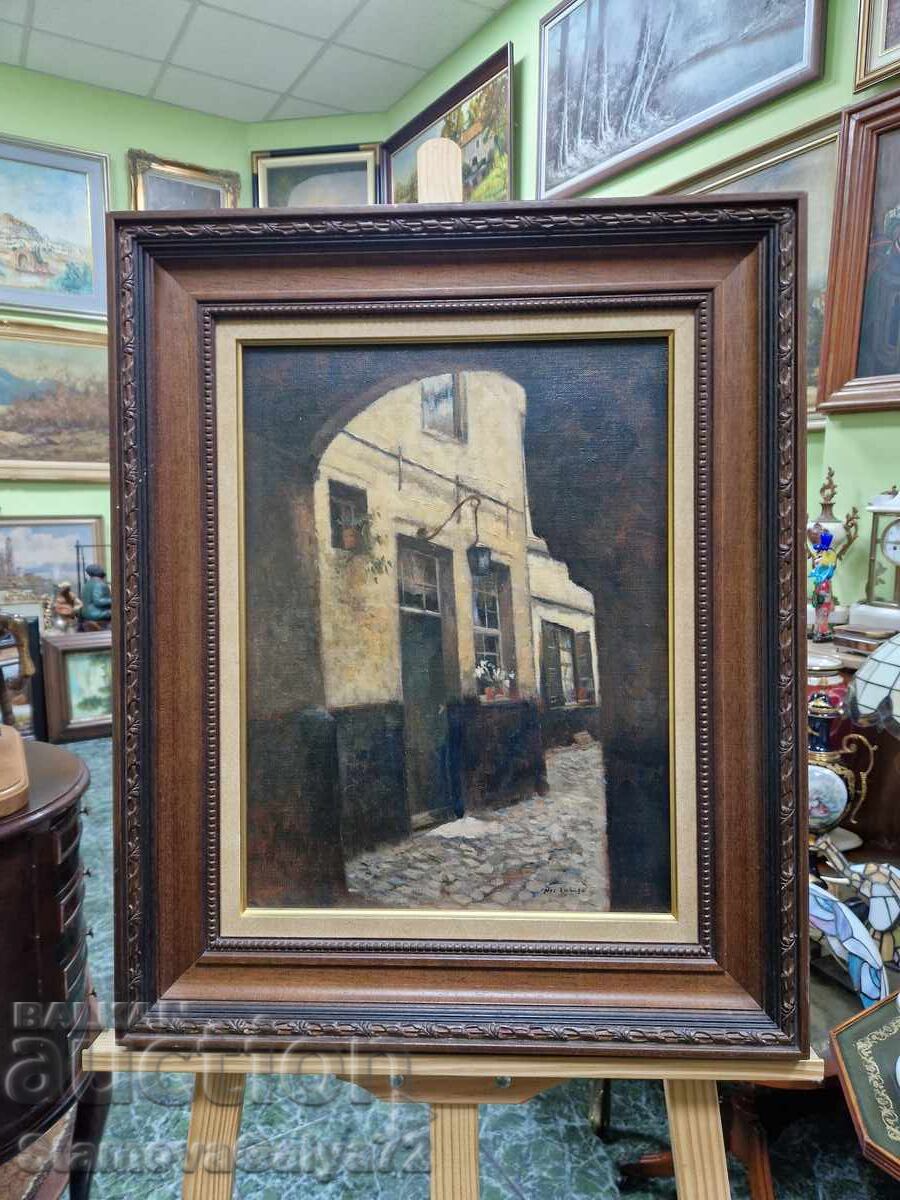 Страхотна майсторска авторска картина масло върху платно