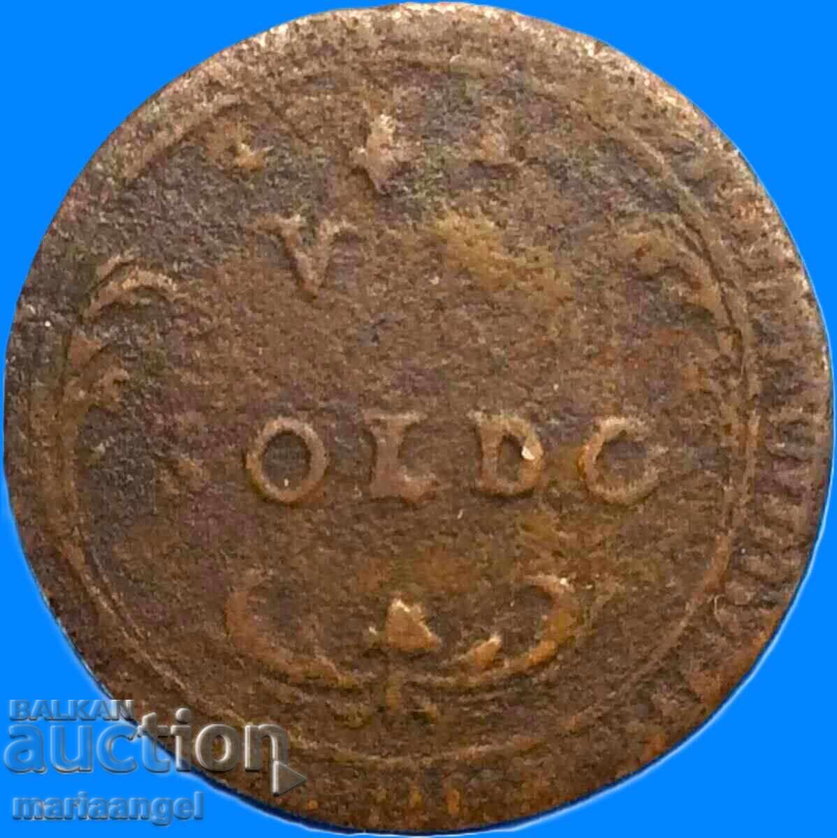 Παράδοση Modena soldo 1783 Ιταλία Ercole d,Este 1765-1802 χαλκός