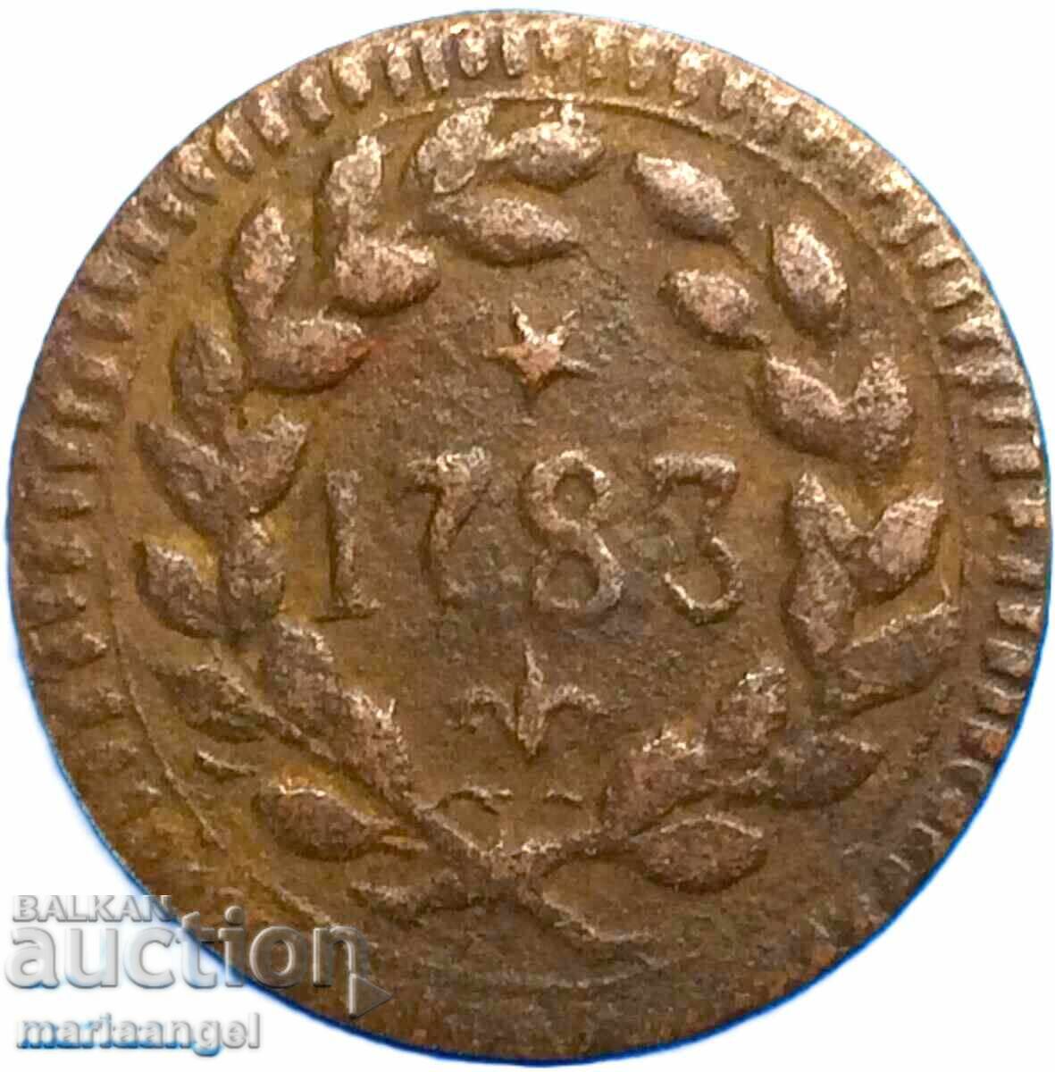 Модена солдо 1783 Италия Эрколе д,Есте 1765-1802 медна - 7