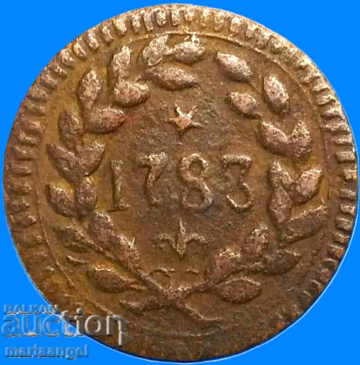 Modena soldo 1783 Ιταλία Ercole d,Este 1765-1802 χαλκός