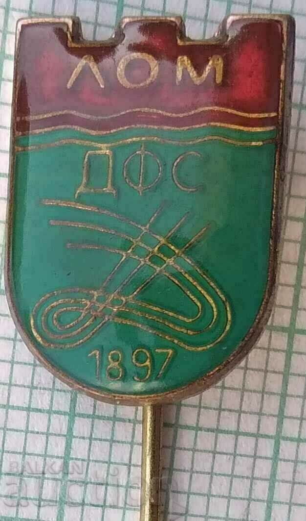 19437 Insigna - Clubul de fotbal Dunav Lom