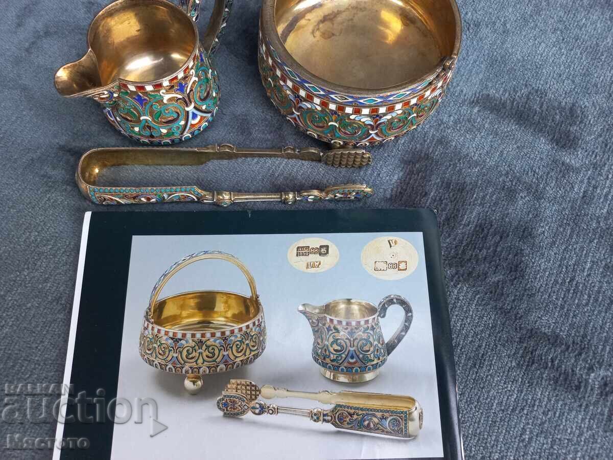 Сребро емайл царска Русия - 5