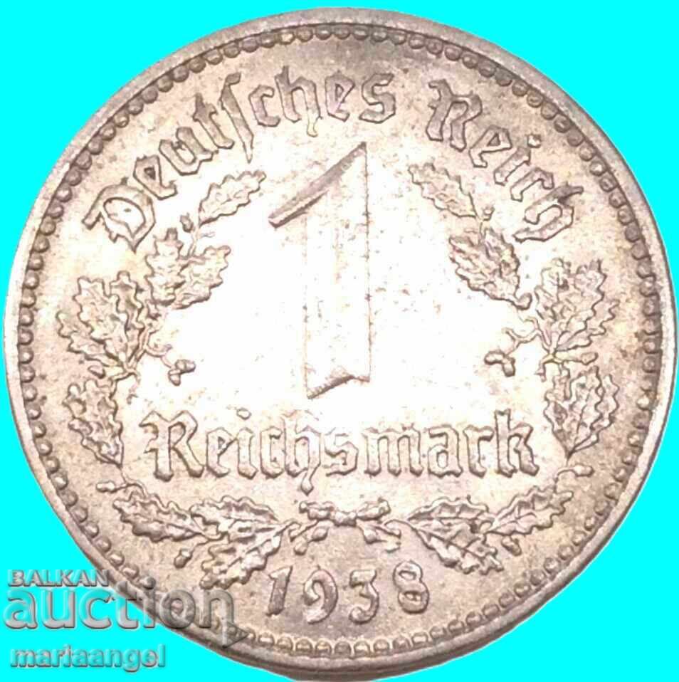 1 μάρκο 1938 Γερμανία Α - Βερολίνο - 6 1 μάρκο 1938 Γερμανία Α - Βερολίνο - 6