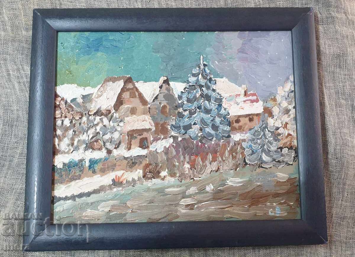 Peisaj de iarnă de autor bulgar - 6