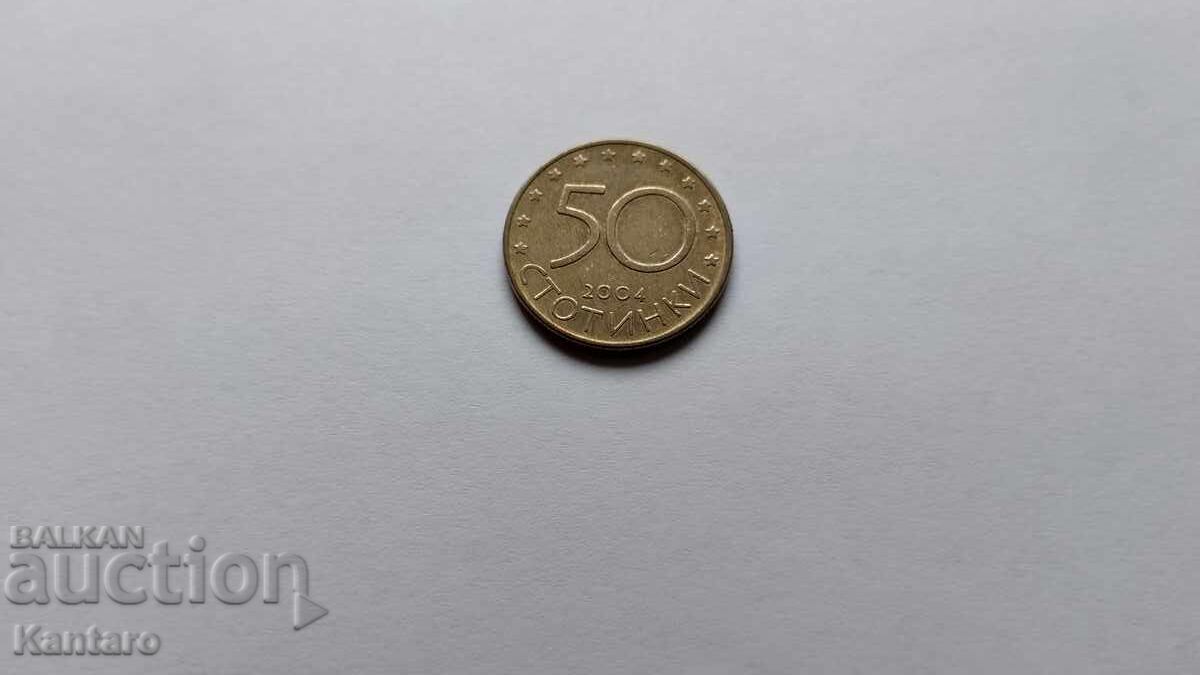 Monedă - BULGARIA - 50 de cenți - 2004