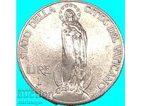 1 λίρα 1933-1934 Βατικανού tirazh 80 000br. Yubileĭna