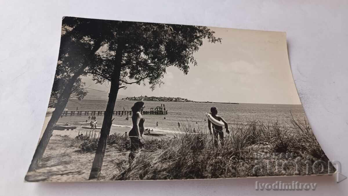 Carte poștală Nessebar 1960