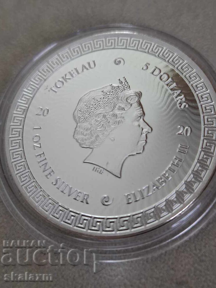 Argint 1oz. icon zeița Diana cu preț € 110.00 | 215.14 BGN
