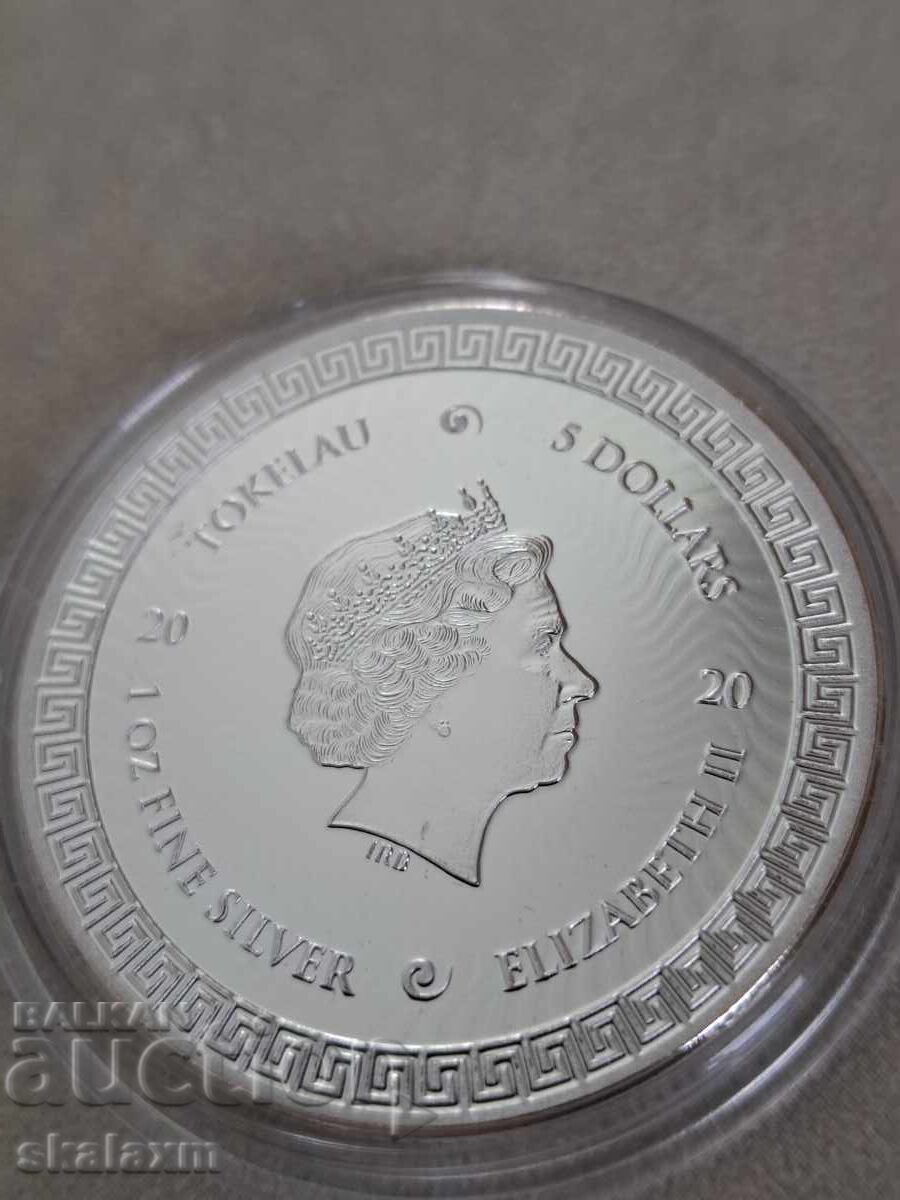 Livrarea Argint 1oz. icon zeița Diana